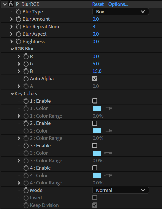 BlurRGB UI