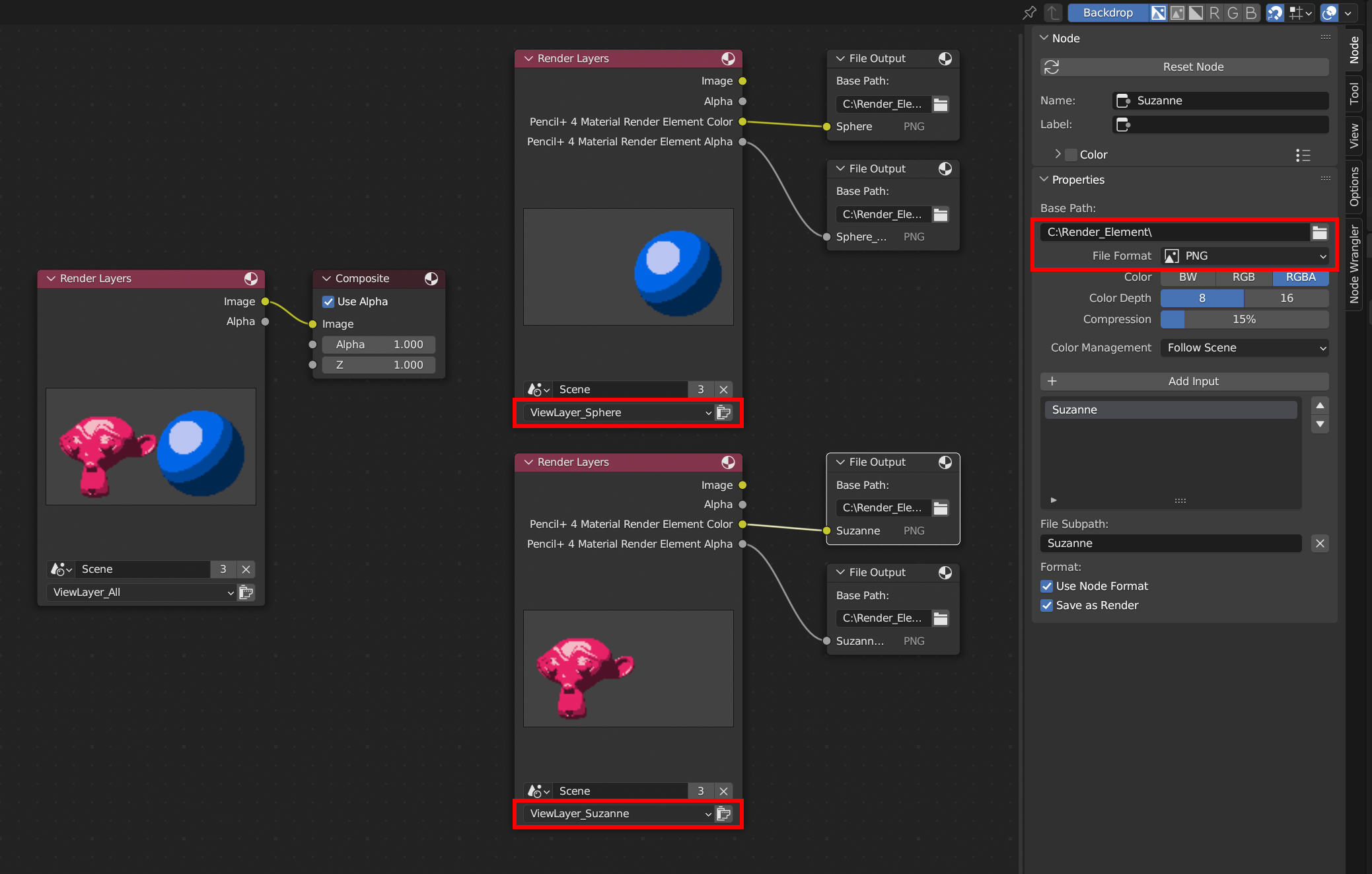 Compositor settings