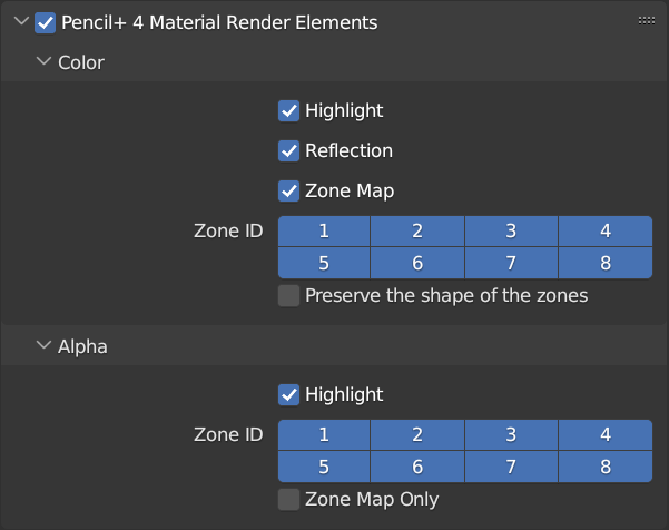 Render Elements Panel