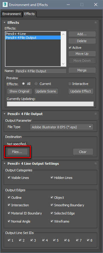 Effects Window