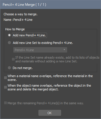 Merge Options