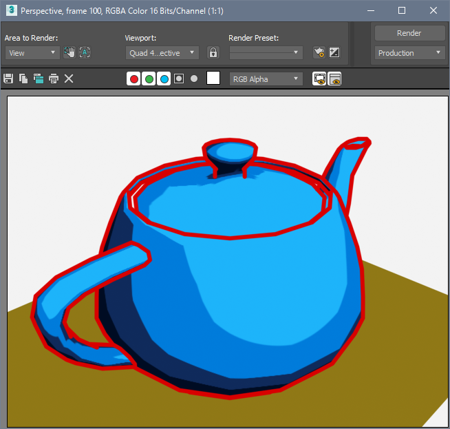 Rendered Frame Window