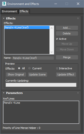 Effects Dialog