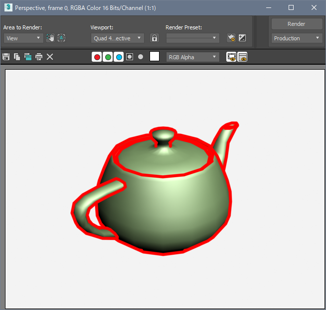Rendered Frame Window