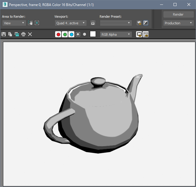 Rendered Frame Window