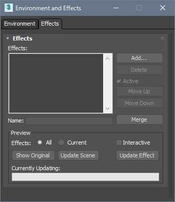 Effects Window
