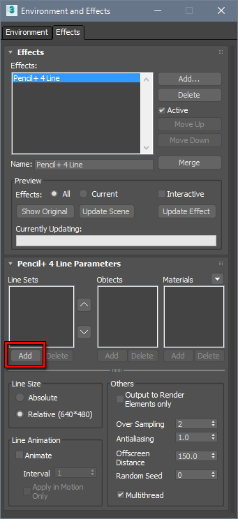 Add Line Sets