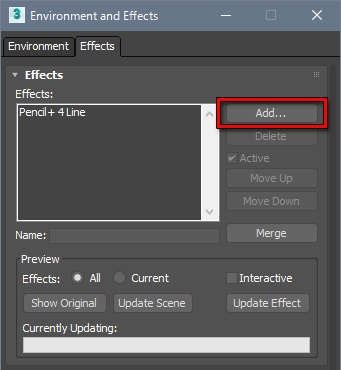 Effects Window