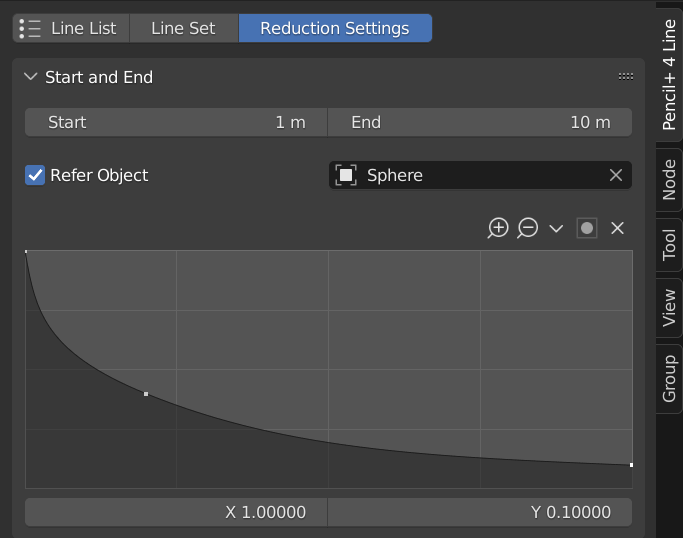 reduction settings