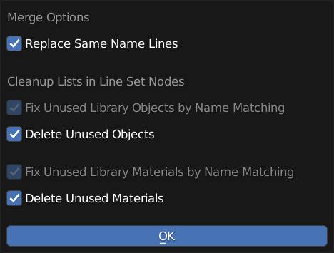 Merge Options