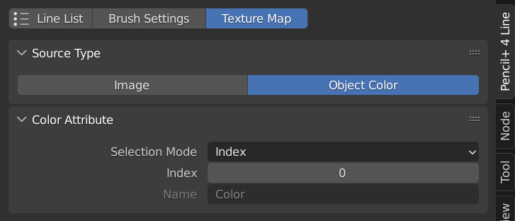 Texture Object Color