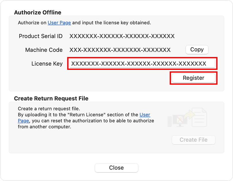 Enter License Key