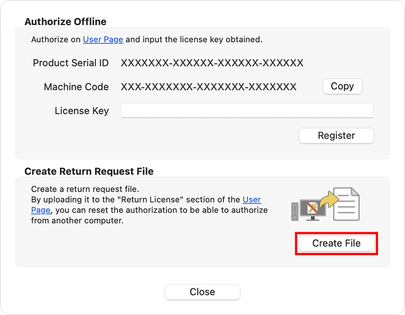 Create Return Request File